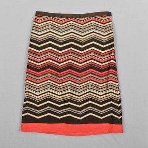 Ann Taylor Loft Women Skirt Brown Pink 0